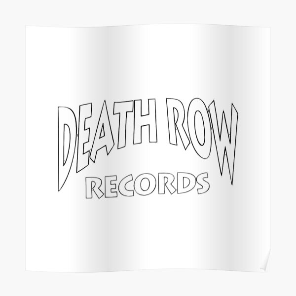 death row records Poster RB0310 product Offical death row records Merch