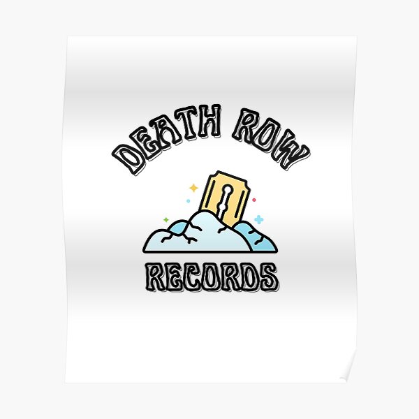 Death Row Records  Poster RB0310 product Offical death row records Merch