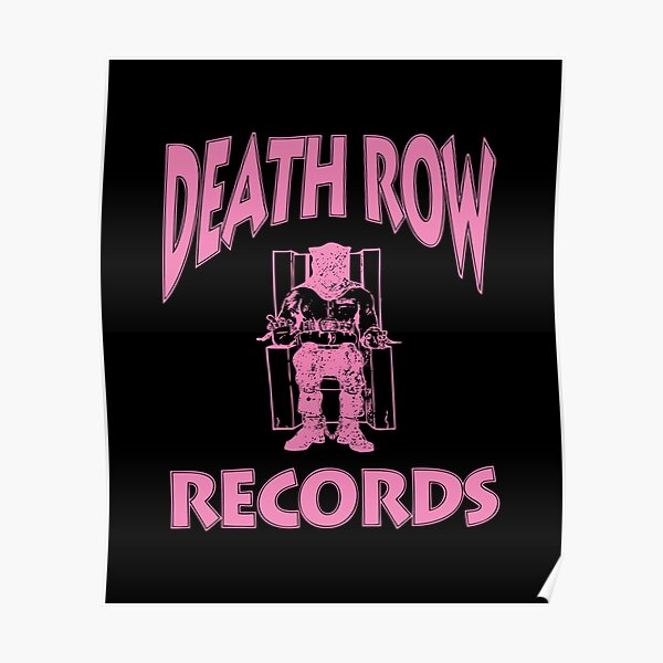 Death Row Records - Pink Version Poster RB0310 product Offical death row records Merch
