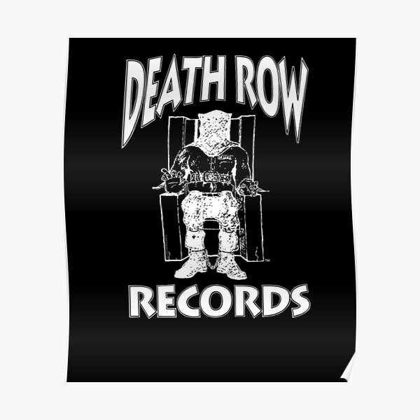 Lover Gift Death Row Records White Logo Poster RB0310 product Offical death row records Merch