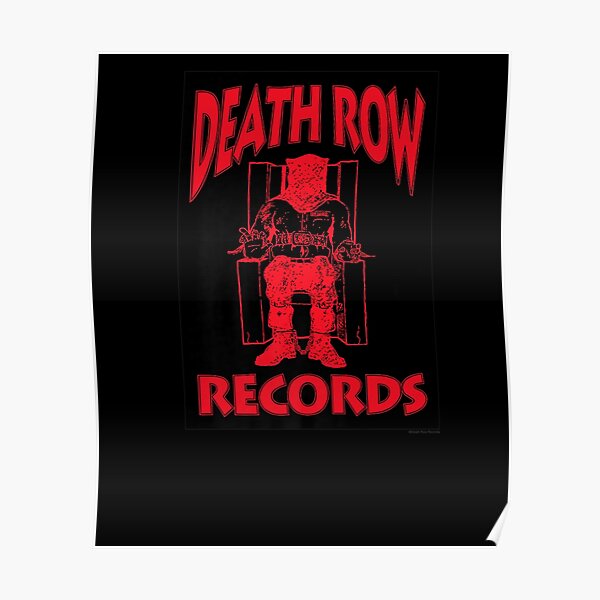 Gift Vintage Death Row Records Logo Black Box Poster RB0310 product Offical death row records Merch