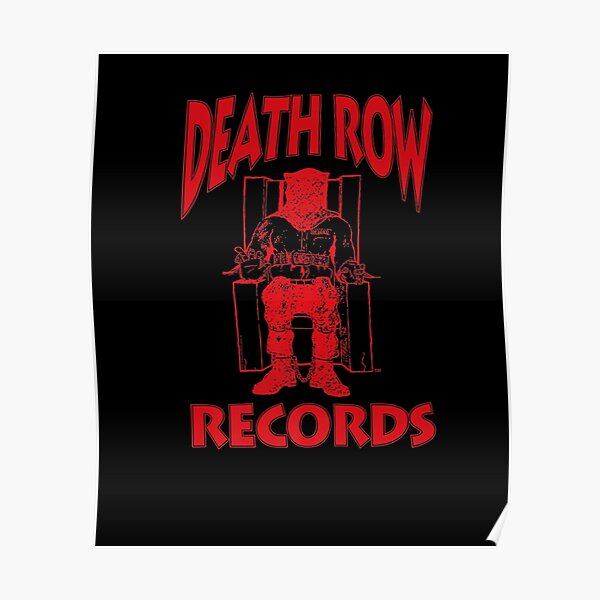 Lover Death Row Records Red Logo Poster RB0310 product Offical death row records Merch