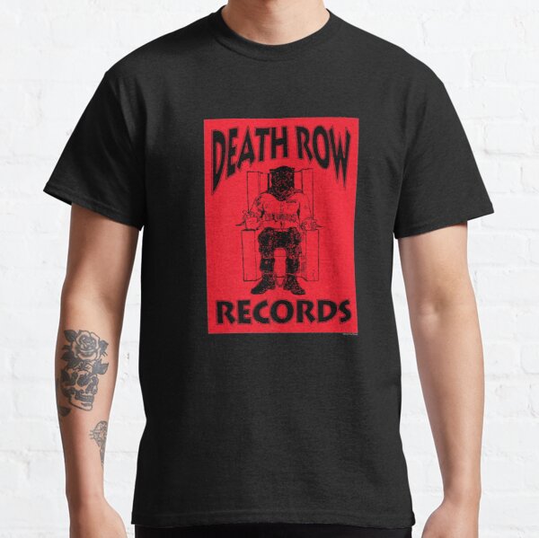 Vintage Gift Death Row Records Logo Black Box Reversed Classic T-Shirt RB0310 product Offical death row records Merch