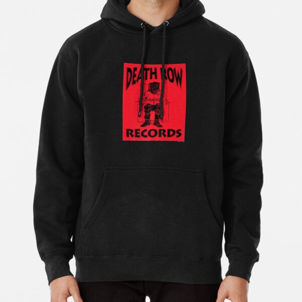 Vintage Gift Death Row Records Logo Black Box Reversed Pullover Hoodie RB0310 product Offical death row records Merch