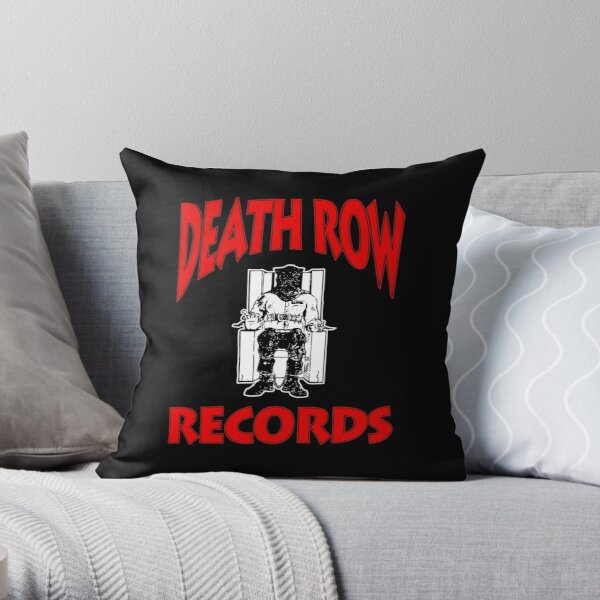 Death Row Records  Throw Pillow RB0310 product Offical death row records Merch