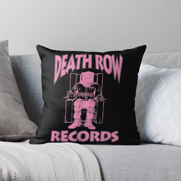 Death Row Records Logo - Death Row Records - Death Row Records - Death Row Records Suge Knight Throw Pillow RB0310 product Offical death row records Merch