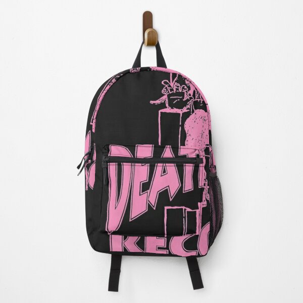 Death row records logo pink Backpack RB0310 product Offical death row records Merch