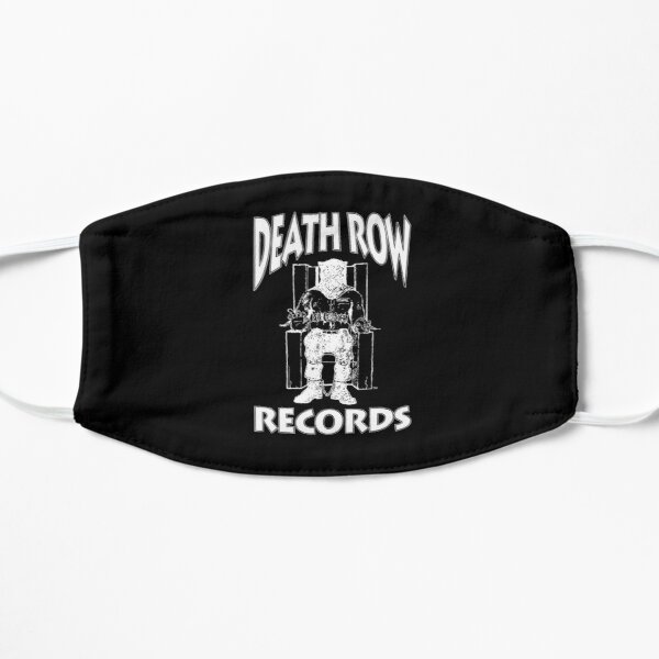 Lover Gift Death Row Records White Logo Flat Mask RB0310 product Offical death row records Merch